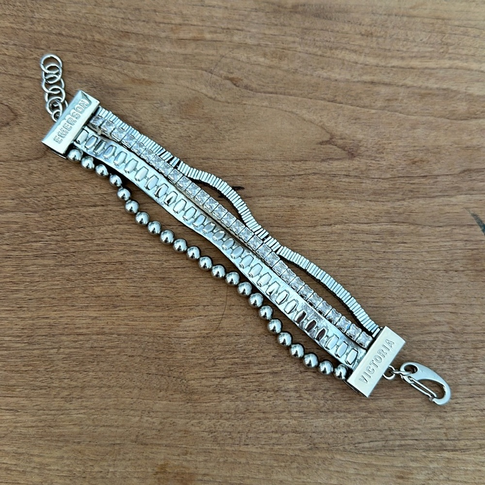 Silver Stacked Bracelet